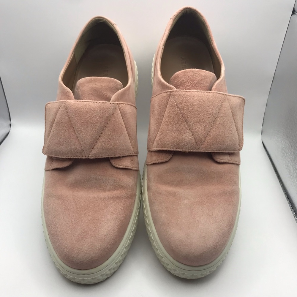 Aerosoles pink suede leather loafers. Size 10 (TB/LR)